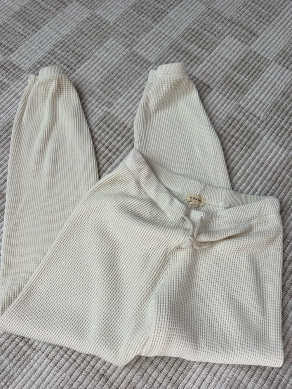 DONNI. Waffle-Knit pants